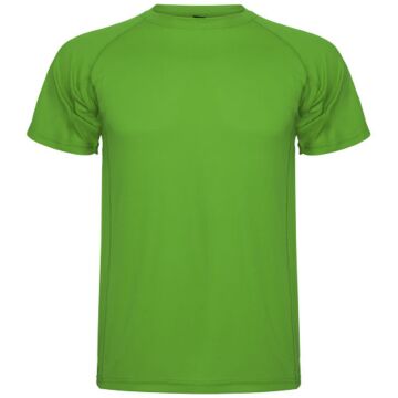 Montecarlo short sleeve kids sports t-shirt-Yellow
