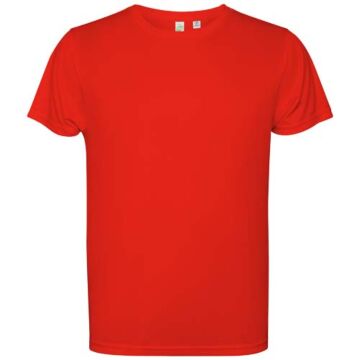 Estoril short sleeve kids t-shirt-Czerwony