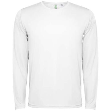 Estoril long sleeve kids t-shirt-Biały
