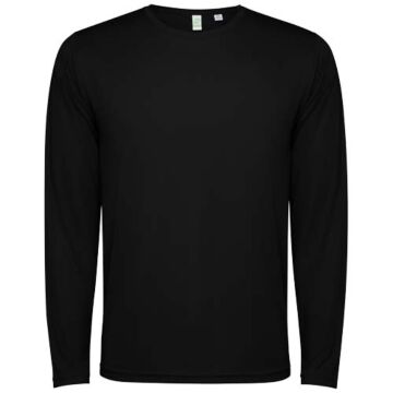 Estoril long sleeve kids t-shirt-Czarny