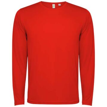 Estoril long sleeve kids t-shirt-Czerwony