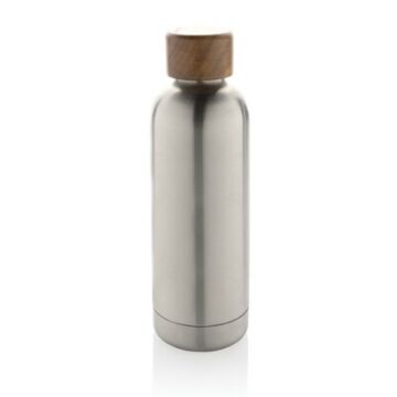 Butelka termiczna 500 ml Wood, stal nierdzewna z recyklingu