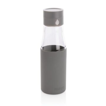Szklana butelka 650 ml Ukiyo, monitorująca ilość wypitej wody