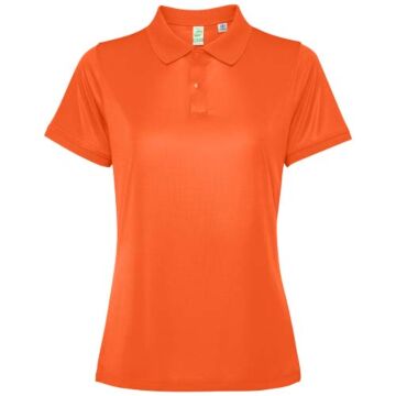 Tormo damskie polo z krótkim rękawem -Fire orange