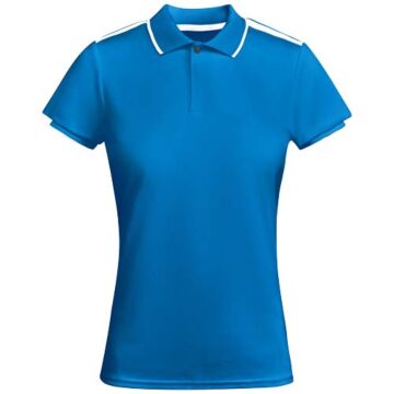 Tamil sportowa koszulka damska polo z krótkim rękawem-Błękit królewski