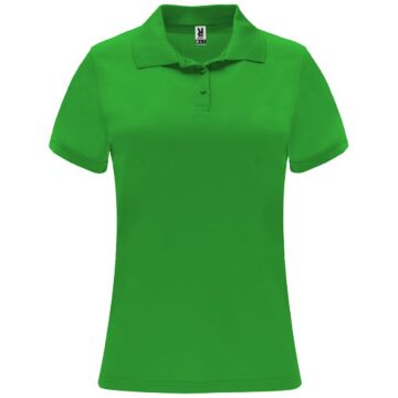 Monzha sportowa koszulka damska polo z krótkim rękawem-Fluor Yellow