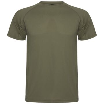 Montecarlo short sleeve men's sports t-shirt-Yellow