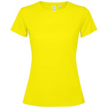 Estoril damska koszulka z długim rękawem-Fluor Yellow