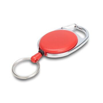 Ski-pass with Carabiner, black