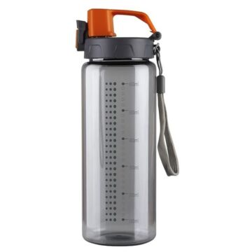 Bidon Feelsogood 600 ml, niebieski-szary