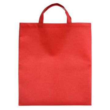 Torba na zakupy Non Woven krótkie uszy, niebieski