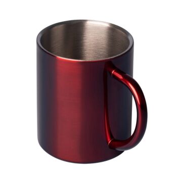 240 ml Stalwart stainless steel mug, black