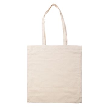 Torba bawełniana 140 g-m2 - długie uszy, beżowy