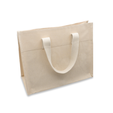 Torba bawełniana z kieszonką Alinea, beżowy