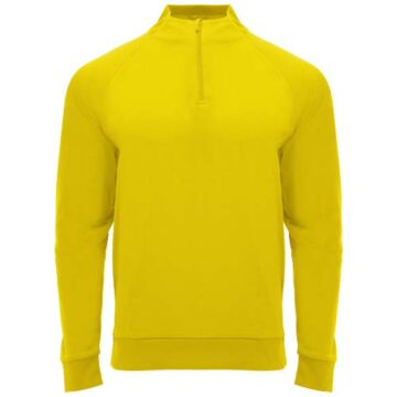Epiro bluza unisex z długim rękawem i zamkiem błyskawicznym 1-4-Żółty