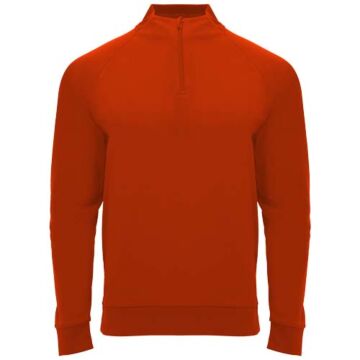 Epiro bluza unisex z długim rękawem i zamkiem błyskawicznym 1-4-Czerwony