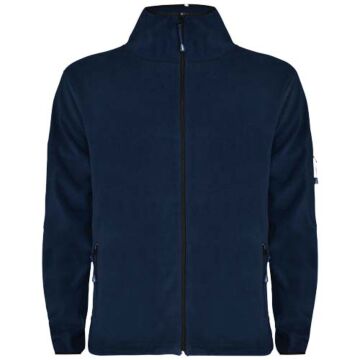 Luciane męska kurtka polarowa z zamkiem błyskawicznym na całej długości-Navy Blue