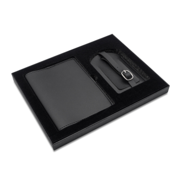 Podróżny zestaw upominkowy Flyer, czarny
