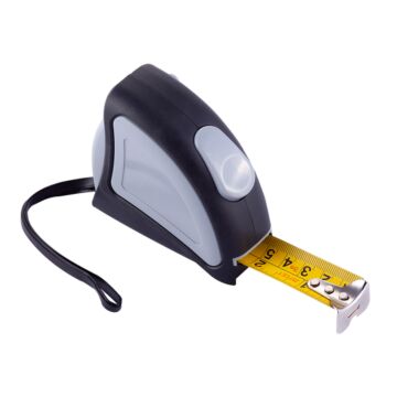 7.5 m Right-On tape measure, grey