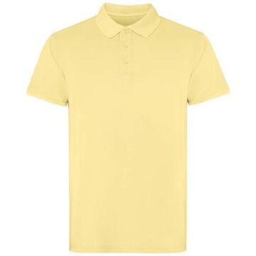 Austral koszulka polo unisex z krótkim rękawem -Żółty