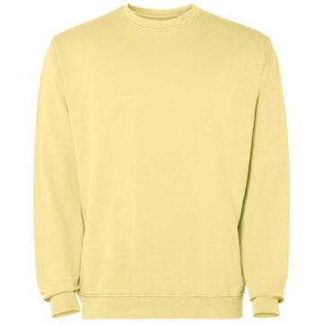 Jaya sweter unisex z okrągłym dekoltem-Żółty