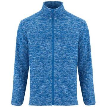 Artic męska kurtka polarowa z zamkiem błyskawicznym na całej długości-Heather royal blue