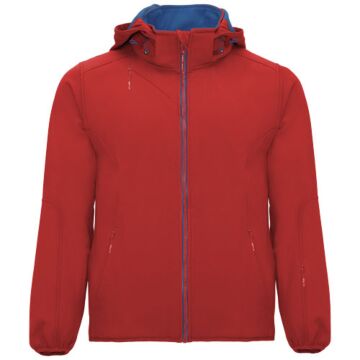 Siberia kurtka unisex typu softshell-Czerwony
