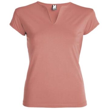 Belice koszulka damska z krótkim rękawem-Clay Orange