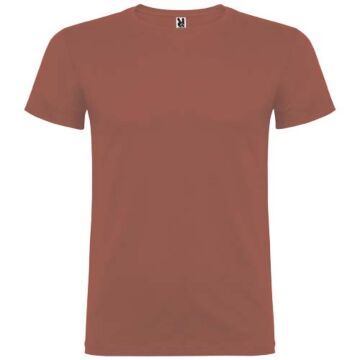 Beagle koszulka męska z krótkim rękawem-Brick red