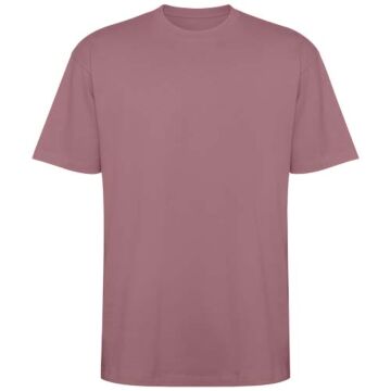 Koszulka Bull, unisex, oversize, z krótkim rękawem-Pale Red