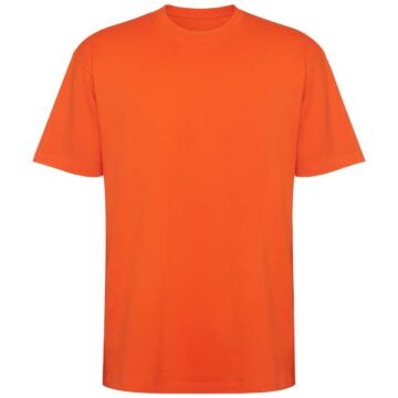 Koszulka Bull, unisex, oversize, z krótkim rękawem-Fire orange