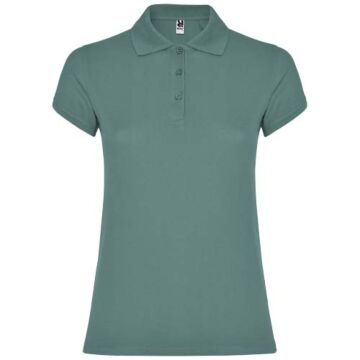 Star koszulka damska polo z krótkim rękawem-Calm Blue