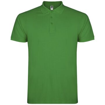 Star short sleeve men's polo-Yellow