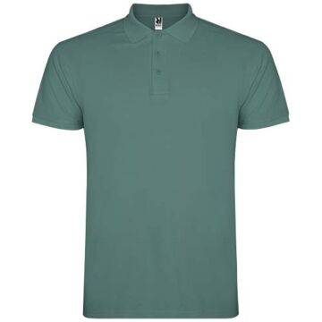 Star koszulka męska polo z krótkim rękawem-Calm Blue