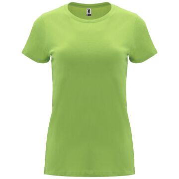 Capri short sleeve women's t-shirt-Yellow