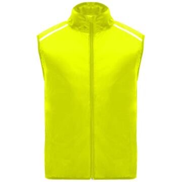 Jannu lekki ocieplacz unisex do biegania-Fluor Yellow