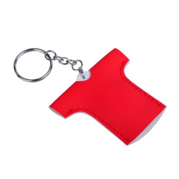 T-shirt keyring, white
