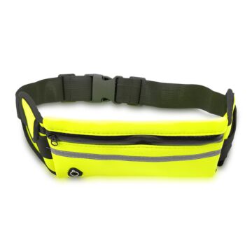 Allget sports waist bag with bottle holder, black