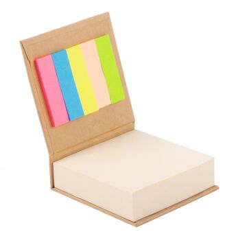 Paper note block, black