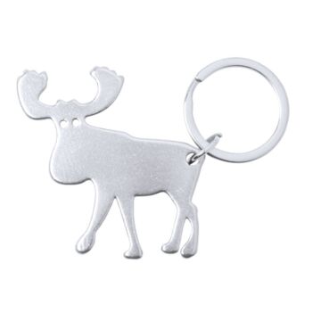 Keyring, bottle opener "reindeer"