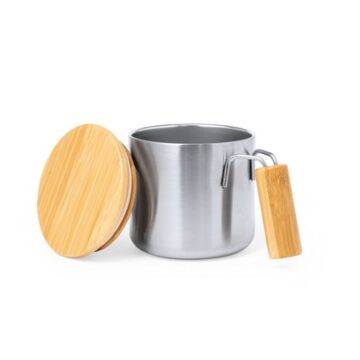 Recycled stainless steel thermo mug 330 ml