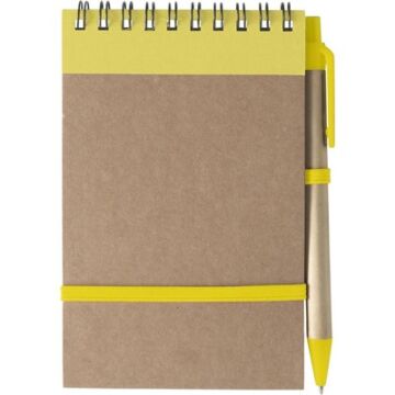 Notebook approx. A6 with ball pen
