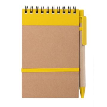 Notebook approx. A6 with ball pen