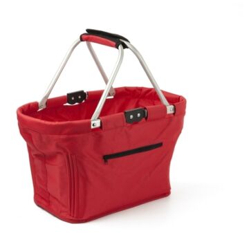 Foldable shopping basket