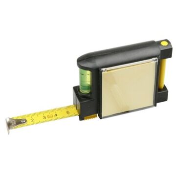 Measuring tape 2m, spirit level, memo pad, ball pen | Lincoln