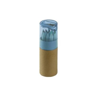 Colour pencil set with pencil sharpener