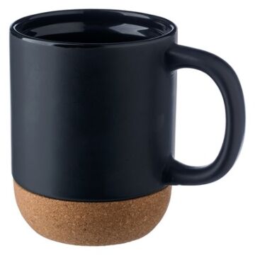 Ceramic mug 420 ml with cork detail