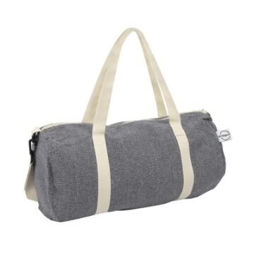 Recycled cotton and recycled polyester sports, travel bag B'RIGHT | Asha