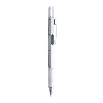 Multifunctional ball pen, ruler, spirit level, screwdriver