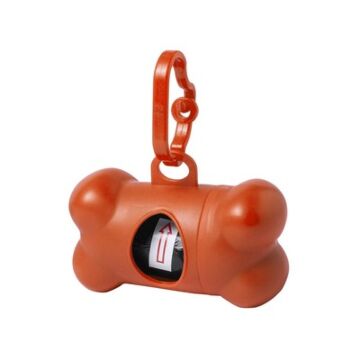 Waste bag dispenser for dog excrements